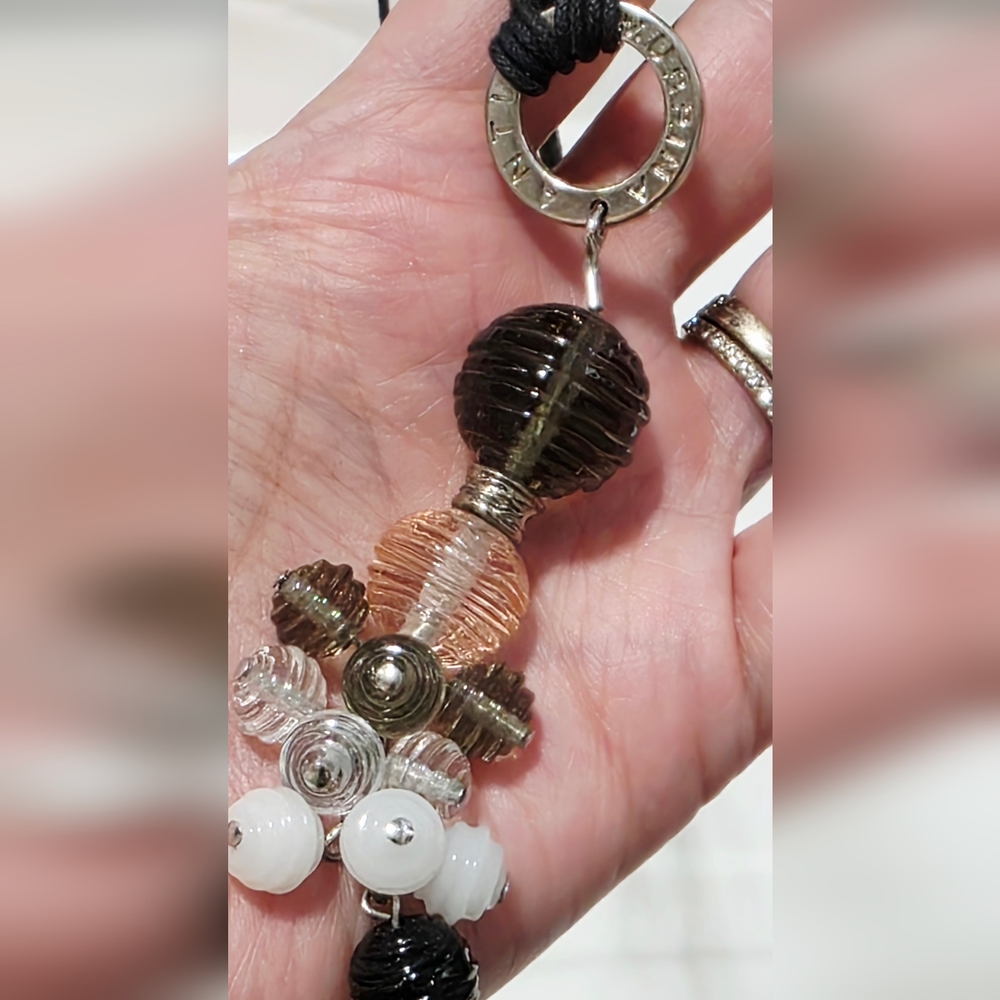 Antica Murrina Murano Glass Beaded Pendant Necklace - Picture 5 of 6